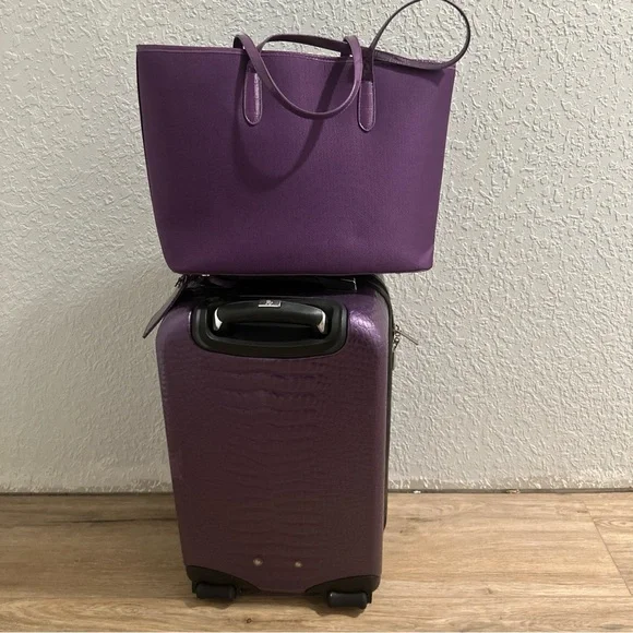 Joy Purple Luggage! 2-piece set - Picture 2 of 8